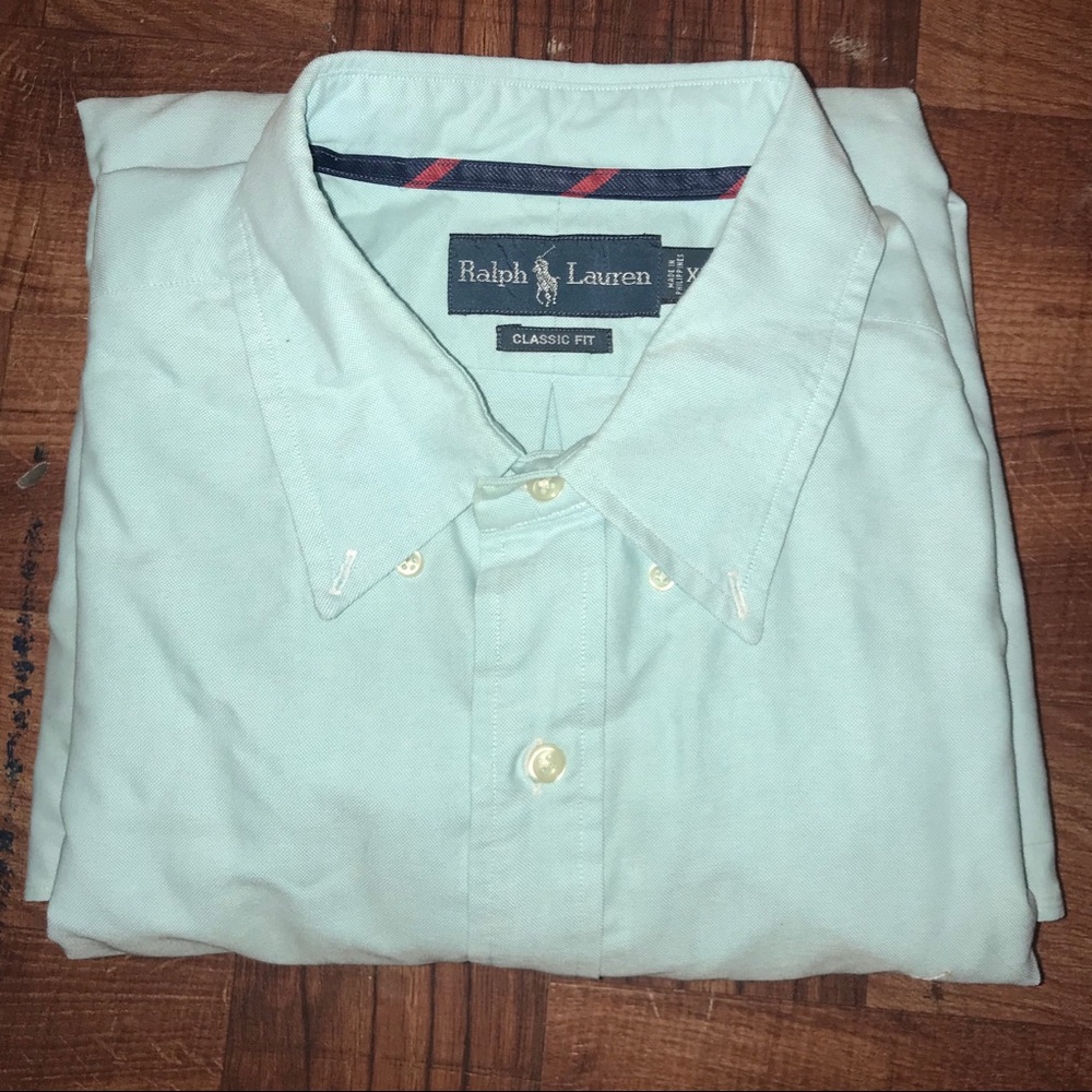 Blue Ralph Lauren shirt